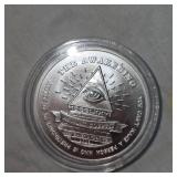 2oz "The Awakening Eye" Silver Round with Ser#, "War Horse"