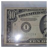 1934 B $10 Federal Reserve Note XF