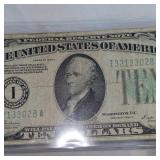 1934 B $10 Federal Reserve Note XF