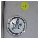 2023 1oz .9999 Silver Wedge Tail Eagle Sivler Coin, Encaps