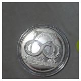 2oz Infinity Annuit Silver Round, "The Awakening"