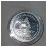 2oz Infinity Annuit Silver Round, "The Awakening"