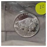 1oz Silver Big Chief/Buffalo Round
