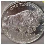 1oz Silver Big Chief/Buffalo Round