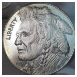 1oz Silver Big Chief/Buffalo Round