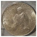 1922 Peace $1 VG