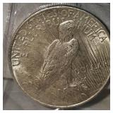 1922 Peace $1 VG