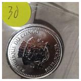 2022 1oz Silver Back Gorilla Coin