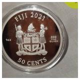 2021 Fiji 1 oz Silver Cat