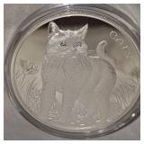 2021 Fiji 1 oz Silver Cat