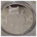 2021 Fiji 1 oz Silver Cat