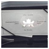 2001 $20 Canadian Silver Locamotive