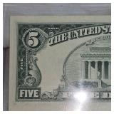 1969 $5 Federal Reserve Note UNC