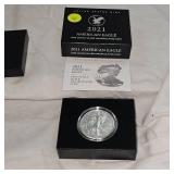 2021 $1 Silver Eagle, UNC