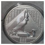 2oz Silver Eygyptian Round, UNC