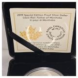 2019 1oz Proof Louis Riel, "Father of Manitoba"