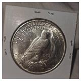 1922 Peace $1 BU, Very Crisp