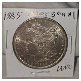 1885 Morgan $1