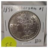 1896 Morgan $1 BU