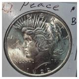 1922 Peace Dollar $1 BU