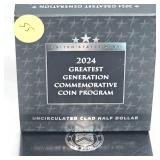 2024 Greatest Fen Clad 50c Commemortive Coin UNC