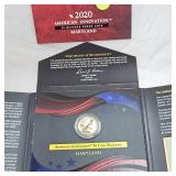 2020 $1 Reverse Proof Innovation Coin New Jersey