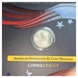 2020 $1 Reverse Proof Innovation Coin , Conneticut