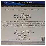 2018 $1 Dollar Proof Innovation Coin