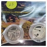 2016 A.T.B. P.D.S. Roosevelt 25c, Set of 3