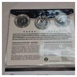 2016 A.T.B. P.D.S. Roosevelt 25c, Set of 3