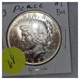 1923 Peace $1 BU