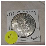 1883 Morgan $1 UNC