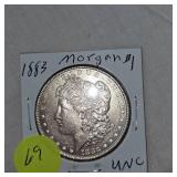 1883 Morgan $1 UNC