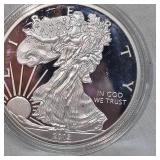2013 Silver Eagle 100 Mills, .999 Silver Coin