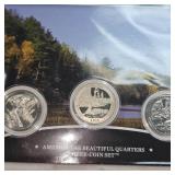 2018 A.T.B., P.D.S. Voyagers Park 25c, 3 Coin Set