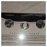 2018 A.T.B., P.D.S. Voyagers Park 25c, 3 Coin Set