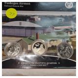2019 A.T.B., P.D.S. Tuskegee Air 25c, 3 Coin Set