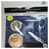 2020 $1 Pres Bush and Barbara Bush Medal Spouse Set