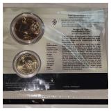 2020 $1 Pres Bush and Barbara Bush Medal Spouse Set