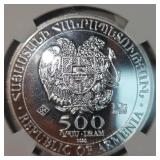 2021 LEV Armenia NGC MS69 Silver Noah