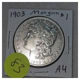 1903 Morgan $1 AU