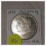 1896 Morgan $1 UNC