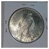1922 Peace $1 BU