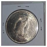 1922 Peace $1 BU
