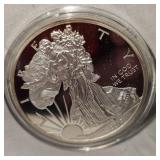 2013 Silver Eagle 100 Mills .999 Fine Silver