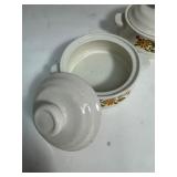 MISPRINT! Lot of (3) Capri Bake Serve ’n Store Stoneware Casserole Dishes