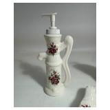California Pottery Athena Rose Bathroom Accessories