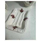 California Pottery Athena Rose Bathroom Accessories