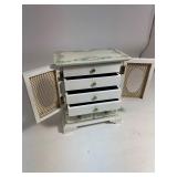 Musical Jewelry Box With Turquoise Interior, Made in Japan, Plays The Theme Song From The Godfather Movie