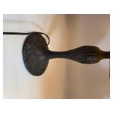 Lot of (2) Slag Glass Shade Table Lamps